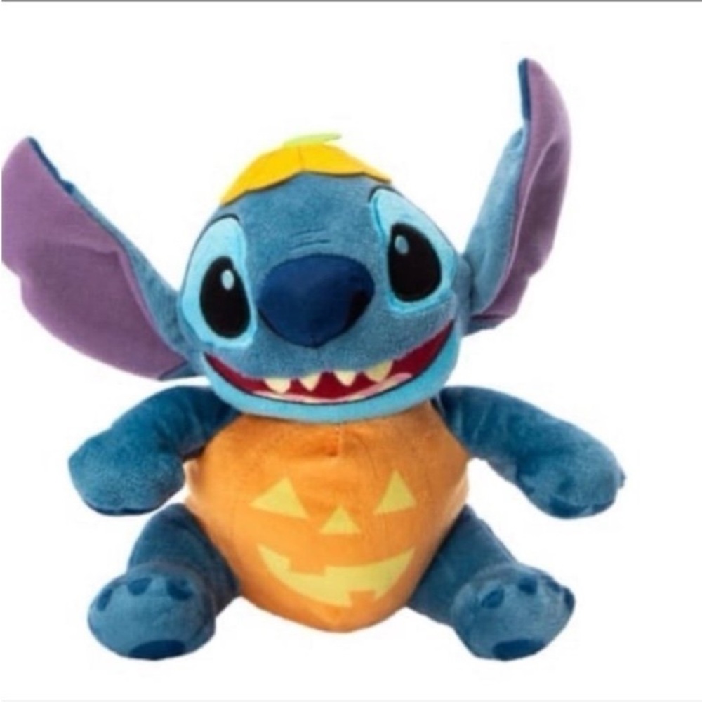 Disney Stitch Plush Toy - Blue, Orange, and Purple